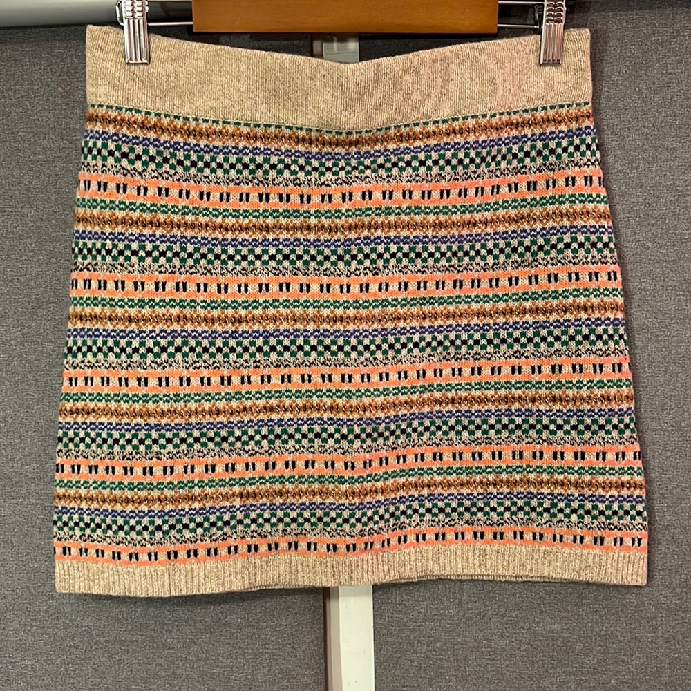 Madewell Merino Wool Mini Skirt